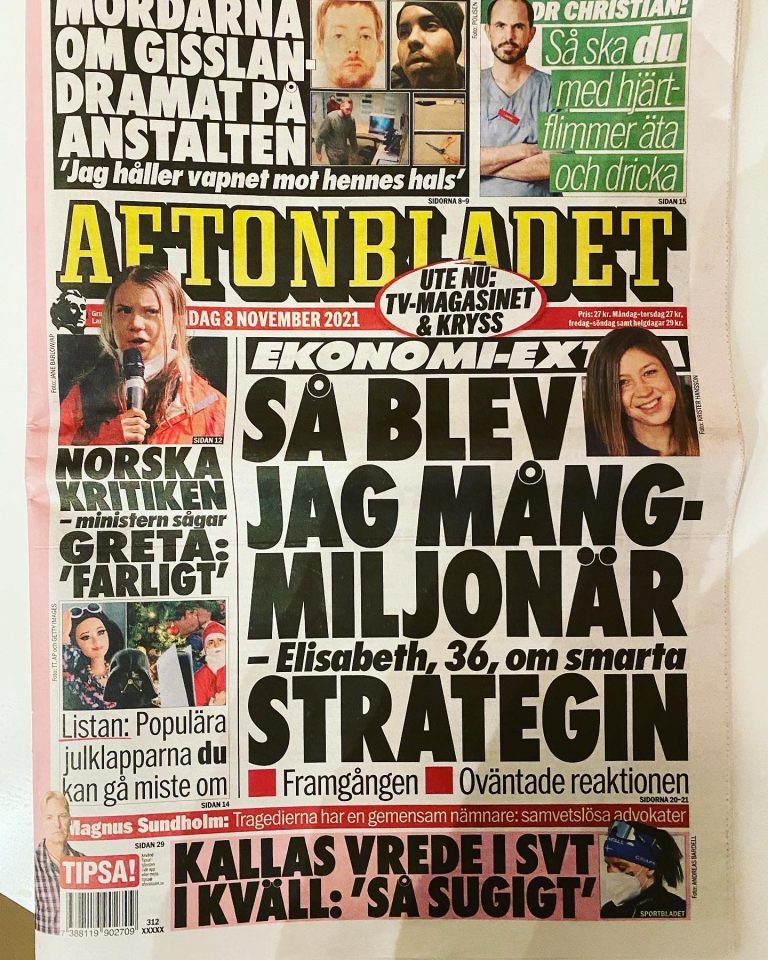 Förstasidan Aftonbladet nyheter RikaKvinnor.se