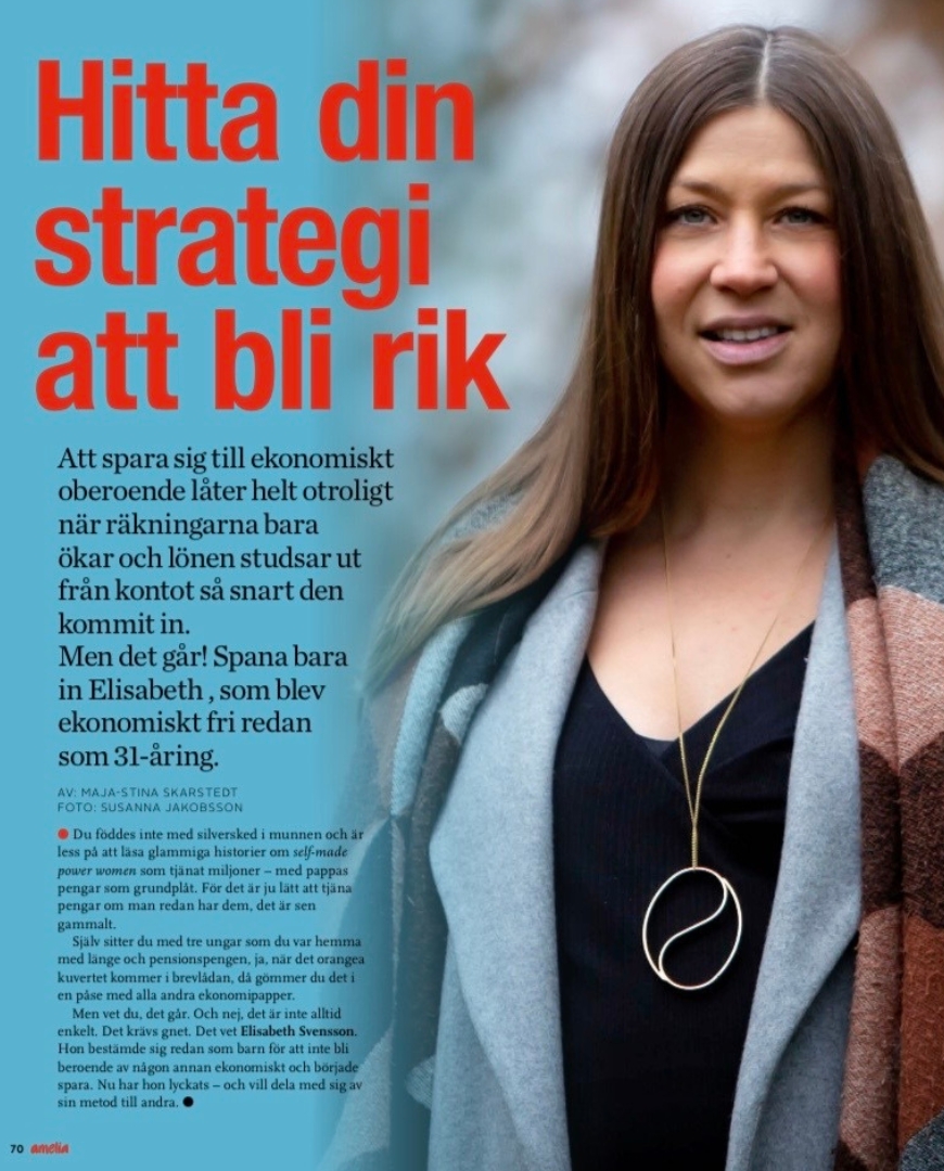 Elisabeth Svensson grundare RIkaKvinnor.se i Amelia